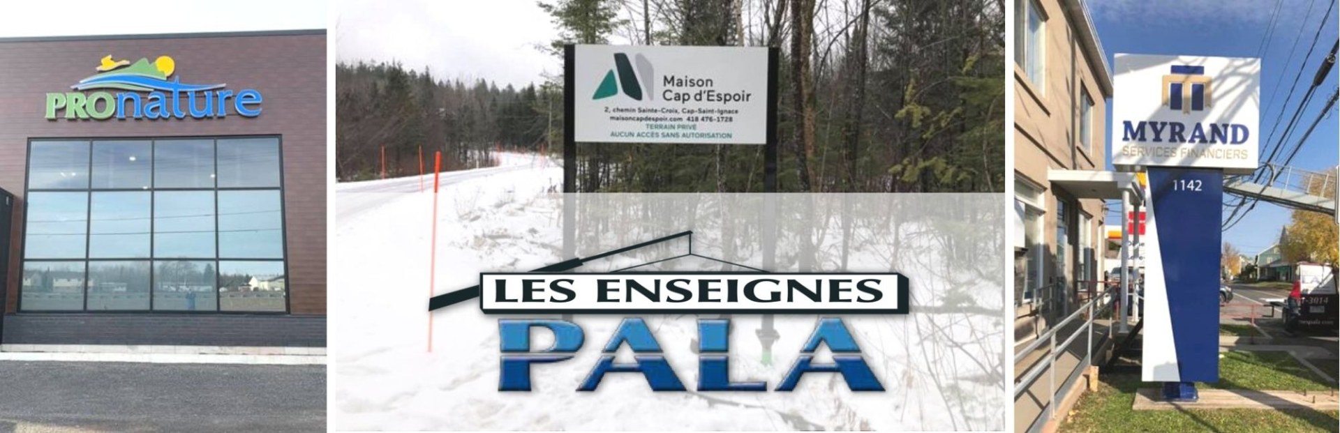 Bannière Les Enseignes Pala